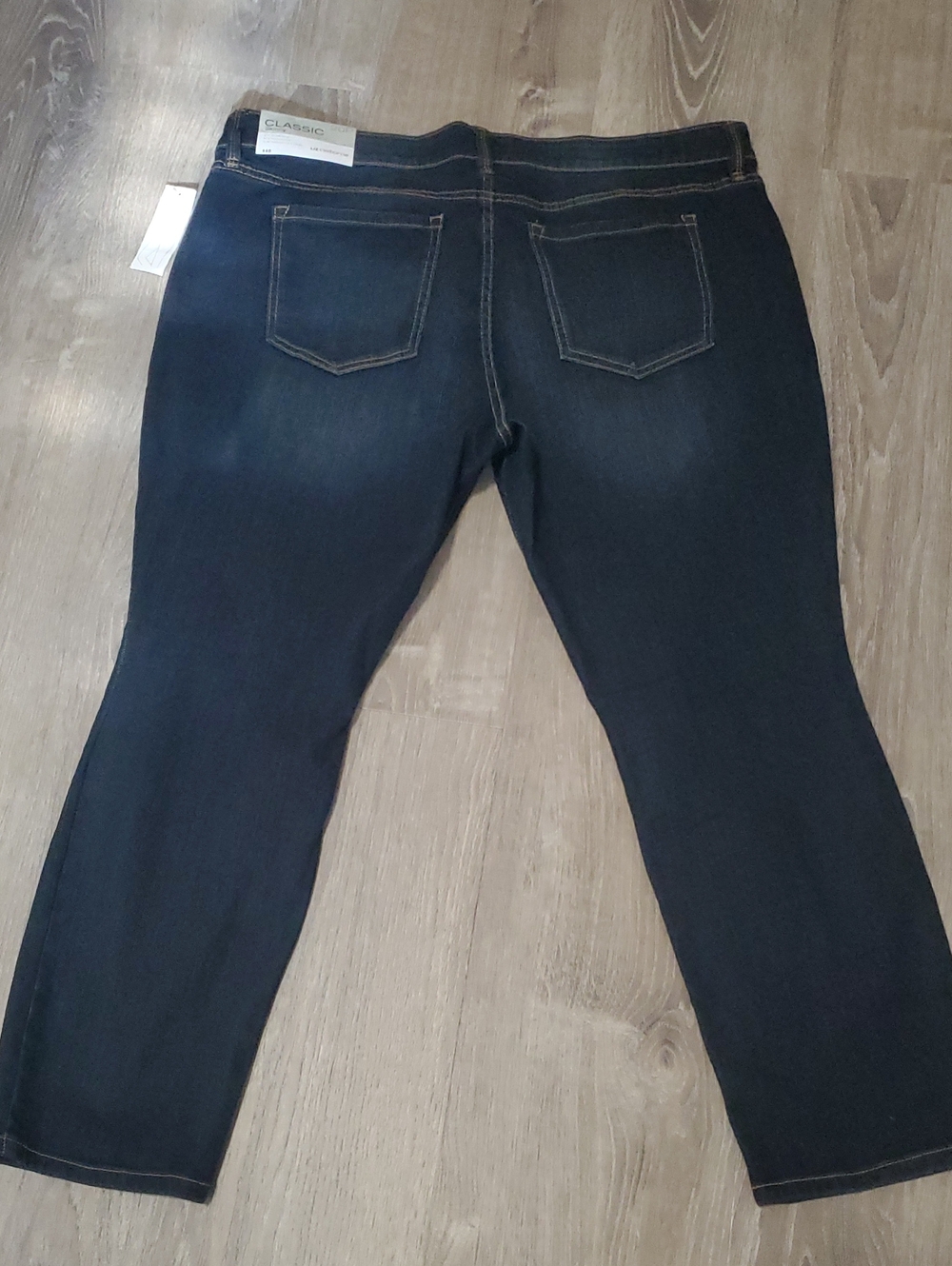 NWT Liz Claiborne 20P Classic Skinny Dark Blue Women's Classic Stretch Jeans